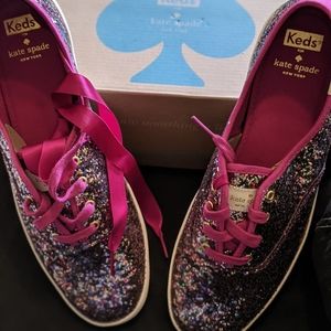 Kate Spade Glitter Keds